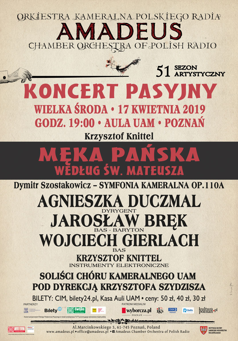 Koncert Pasyjny - plakat